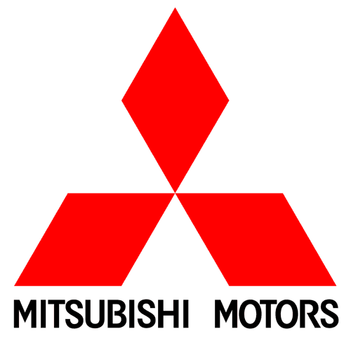 logomarca mitsubishi vermelho